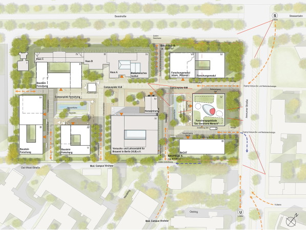 1. Preis: Architekten HDR (Dsseldorf) mit mk Landschaft (Mnchen)