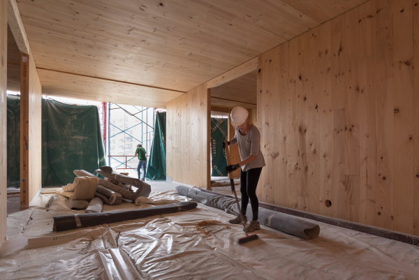 Das Projekt wurde mit viel Eigenleistung umgesetzt.