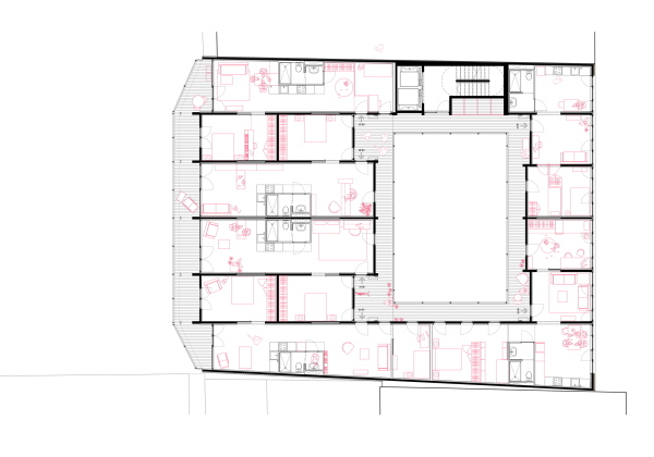 Grundriss 4. Obergeschoss
