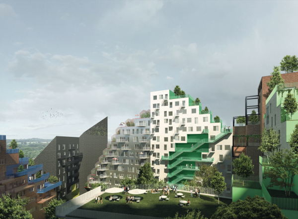 Manuelle Gautrand planen Wohnkomplex
