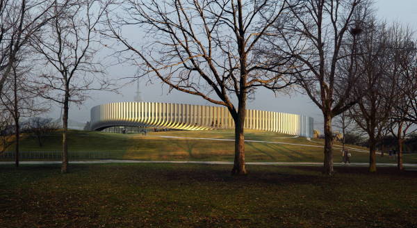 Bald neu in Mnchen: Anstelle des alten Olympia-Radstadions soll eine Multifunktionshalle fr Basketball und Eishockey entstehen.