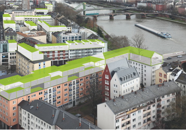 Kein Baugrund mehr in deutschen Stdten? Eine Studie des Pestel Instituts und der TU Darmstadt besttigt enormes Wohnraumpotential auf Dchern.