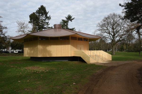 Pavillon von Thomas Schtte und RKW Architektur+ in Krefeld