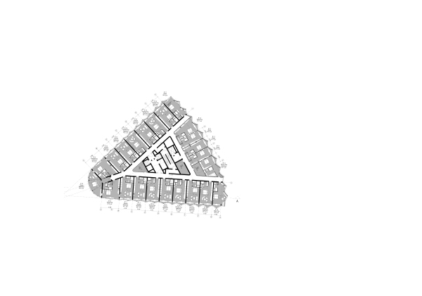Ein 2. Preis: Entwurf von Hadi Teherani Architects (Hamburg)  13. bis 17. Obergeschoss