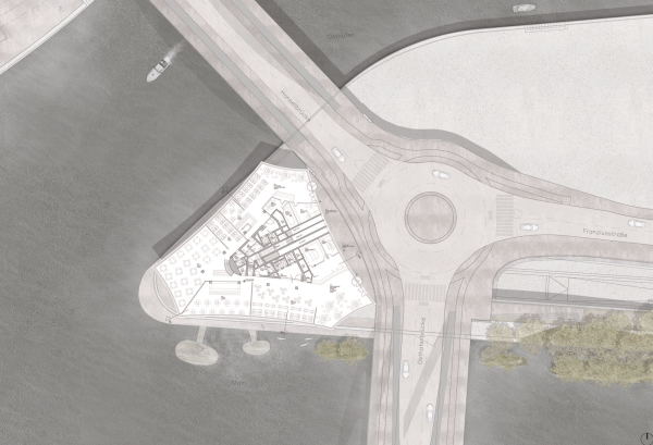 Ein 2. Preis: Entwurf von KSP J�rgen Engel Architekten (Frankfurt am Main) � Erdgeschoss