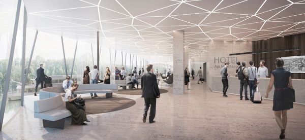 Ein 2. Preis: Entwurf von KSP J�rgen Engel Architekten (Frankfurt am Main)