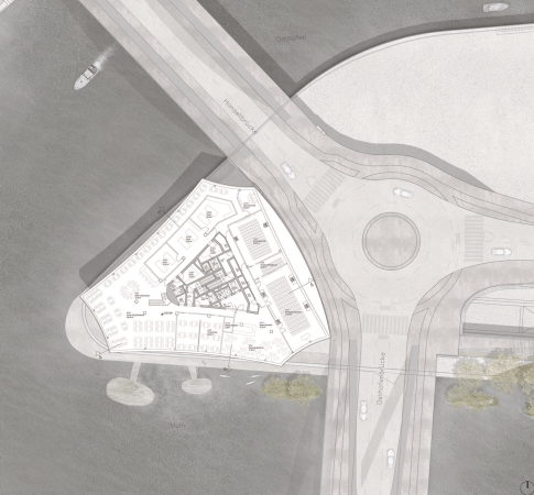 Ein 2. Preis: Entwurf von KSP J�rgen Engel Architekten (Frankfurt am Main) � 1. Obergeschoss