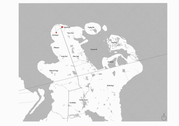 Das Vogelschutzgebiet liegt im sdlichen Teil des Ringkbing Fjord.