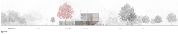 1. Preis: Heinle Wischer und Partner mit UKL Ulrich Krger Landschaftsarchitekten, Ansicht West