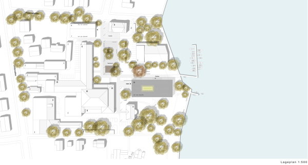Ein 3. Preis: ARGE Oliver Jkel Architekt und Kaspar Kraemer Architekten mit Schrder Landschaftsarchitekten, Lageplan