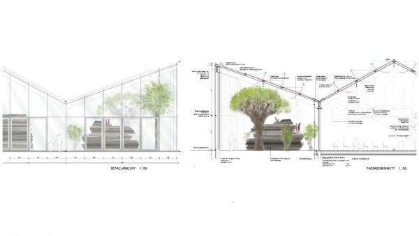 1. Preis: SEP Architekten, Detailschnitt