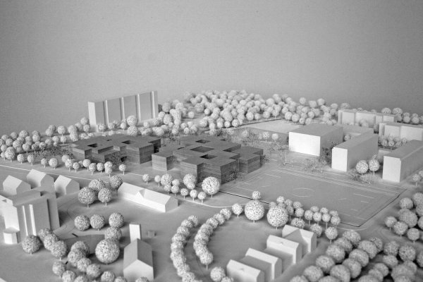 Anerkennung: AFF Architekten mit POLA Landschaftsarchitekten, Modellfoto Nordwest