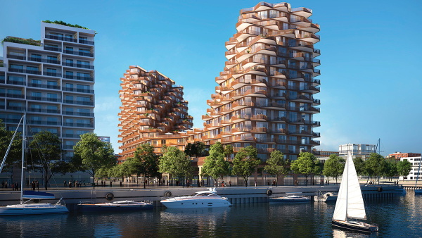 MIPIM Future Projects Award Residential: Aqualuna in Toronto, Kanada von 3XN Architects