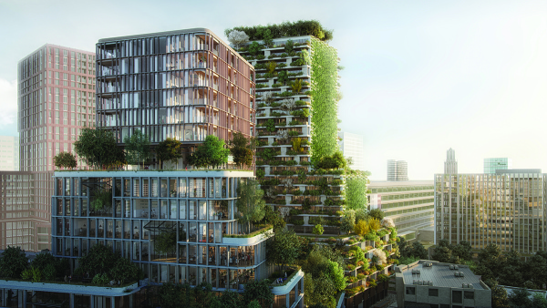 MIPIM Future Projects Award Overall Winner und Award Mixed Use: Wonderwoods in Utrecht, Niederlande von MVSA Architects + Stefano Boeri