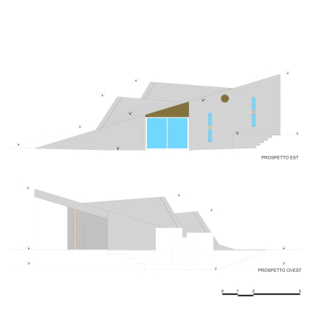 Nord-West Ansichten Villa 2 A