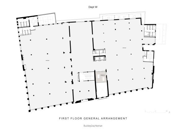 Grundriss: 1. Obergeschoss