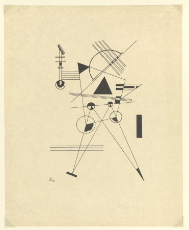 Wassily Kandinsky, Lithographie No. I, Dessau, 1925