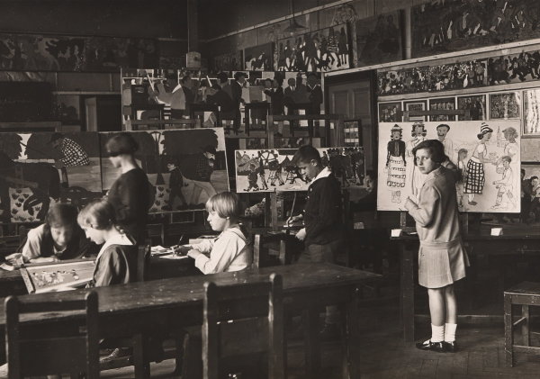 Kinder der Jugendkunstklasse von Franz Cizek, ca. 1930