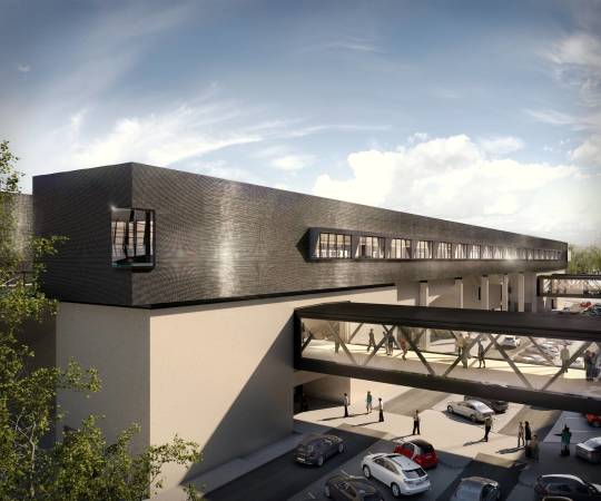 PTS-Station fr den Transfer zwischen den Terminals