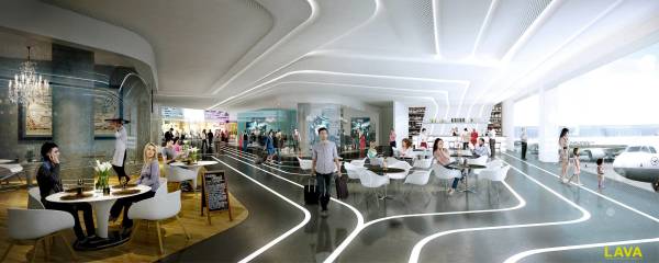 Gastrobereich im Terminal 3