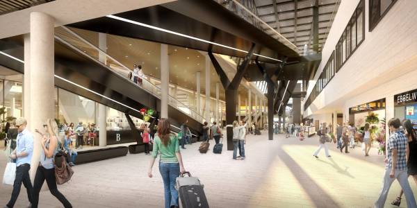 Ankommerhalle im Terminal 3