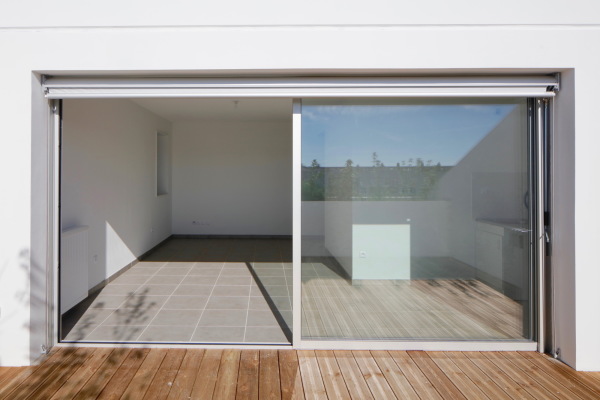 Zentrum der Wohnungen sind die groen Balkone...