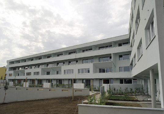 Wohnkomplex in Wien fertig