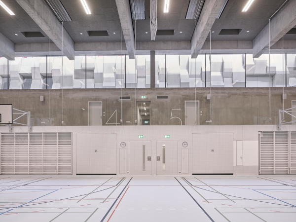 Sporthalle von :mlzd Architekten im Aargau