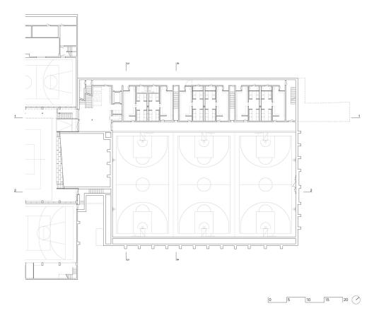 Grundriss zweites Untergeschoss