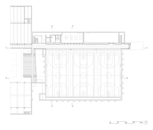 Grundriss erstes Untergeschoss