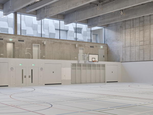 Sporthalle von :mlzd Architekten im Aargau