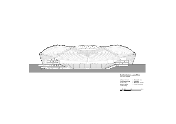 Stadion in Katar von Zaha Hadid Architects