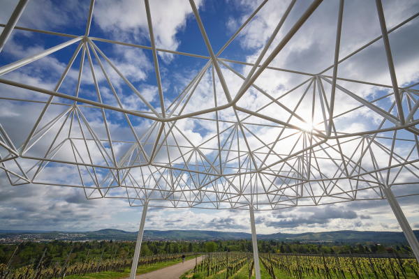 Der Pavillon soll ein Ort zum Ausruhen und fr Begegnungen sein.