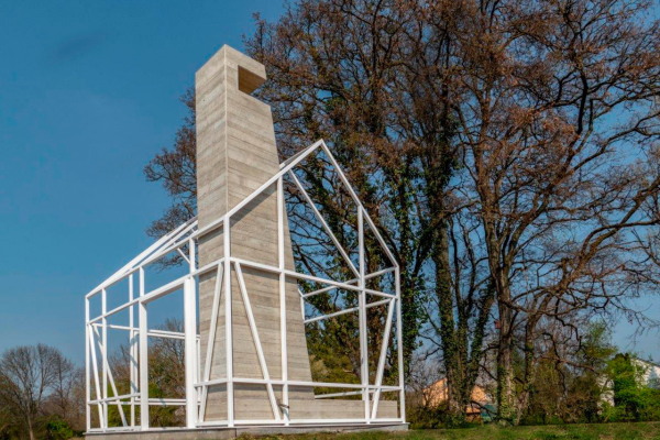 Der Bau von Su und z Architekten (M�nchen) auf der Halbinsel �Birkelspitze� soll zugleich an alte Traditionen erinnern.