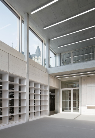 Nike fr Komposition: Mediathek Burg Giebichenstein, Halle/Saale 20112015, F29 Architekten und ZILA Freie Architekten