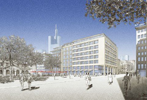 Umbaubeginn fr Geschftshaus in Frankfurt/Main