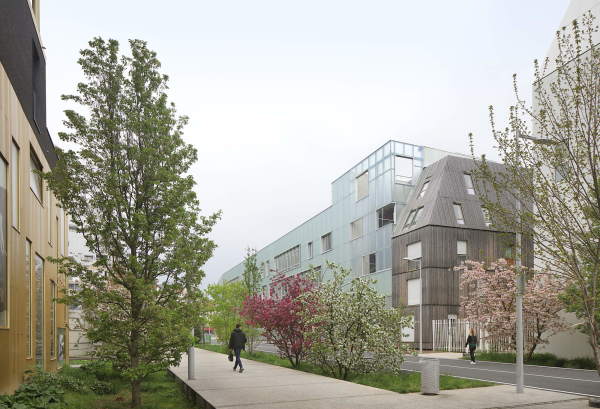 Schule bei Paris von Mikou Studio