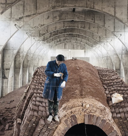Porzellanfabrik in China von AZL architects