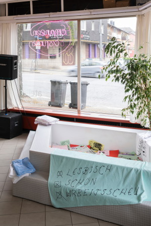 Emanzenexpress_Gemeinsam sind wir gemeiner des atelier automatique als Teil des Projekts Memory Stations der Akademie der Knste der Welt in Bochum.