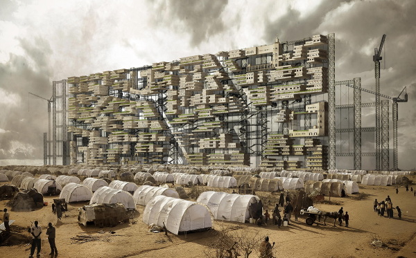 Lobende Erwhnung: Horizontal City Of No Nation von Zhichen Gong, Yong Chen, Tianrong Wu, Yingzhi He, Congying He