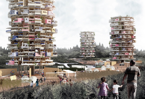 Lobende Erwhnung: Borderland Skyscraper von Muhammed Aydem, Burak Arifoglu, Omer Faruk Demir