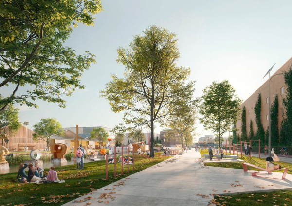 Atelier van Lieshout planen Kulturquartier in Rotterdam