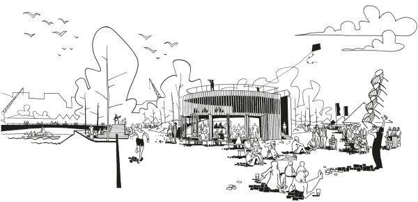 Baakenpark: 3. Platz, WERK Arkitekter (Kopenhagen)