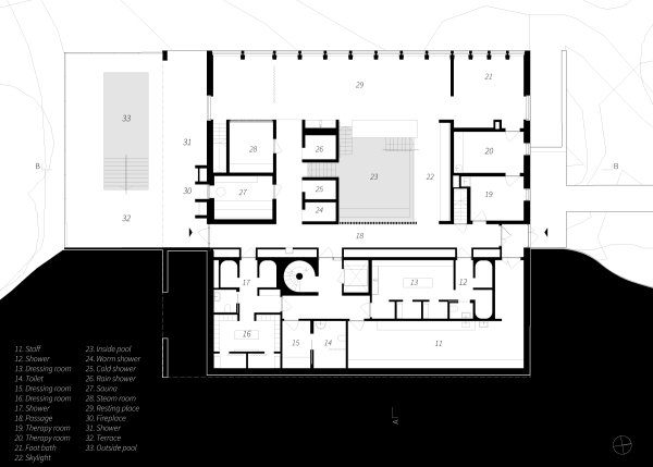 Grundriss 1. Untergeschoss