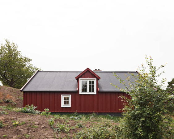Sanierung einer Holzhtte von Johansen Skovsted Arkitekter