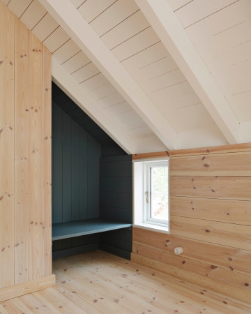 Sanierung einer Holzh�tte von Johansen Skovsted Arkitekter