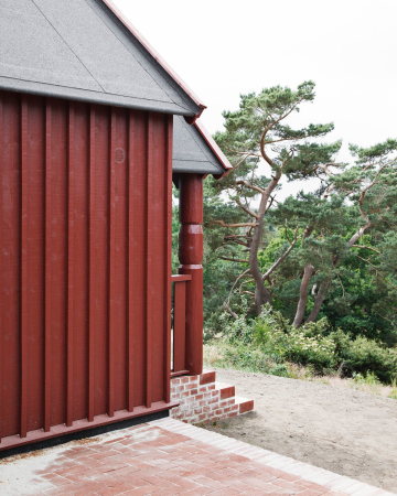 Sanierung einer Holzh�tte von Johansen Skovsted Arkitekter