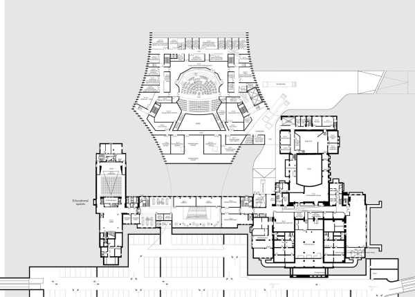 2. Preis: Henning Larsen Architects mit Nagata Acoustics, dUCKS Sceno und Buro Happold