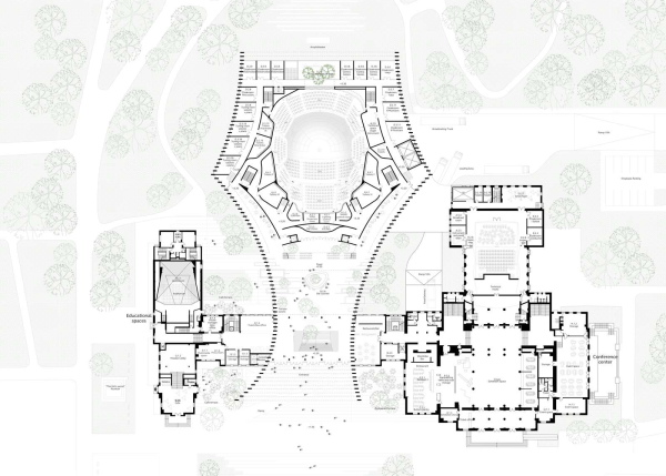 2. Preis: Henning Larsen Architects mit Nagata Acoustics, dUCKS Sceno und Buro Happold