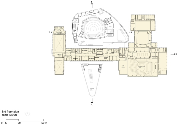 Sieger: Steven Holl Architects + Architecture Acts gemeinsam mit Nagata Acoustics